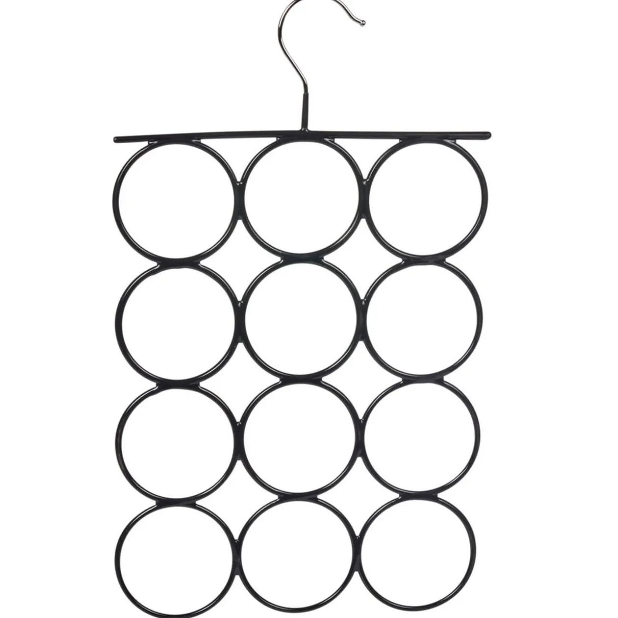 Cintre 12 accessoires en métal noir