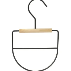 Cintre à accessoires métal et bois L13xH20cm