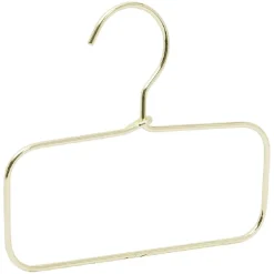 Cintre accessoire métal jaune doré x3