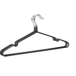 Cintre antiglisse acier revêtement plastique noir x5