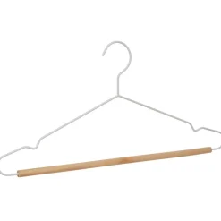 Cintre en bois blanc x3