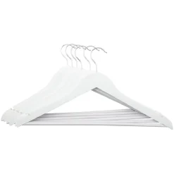 Cintre en bois blanc x6