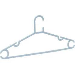 Cintre en plastique bleu x5 - L38,5xH17cm