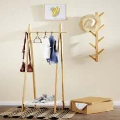 Cintre en plastique noir x8