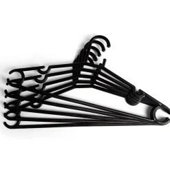 Cintre en plastique Noir x5 - L38,5xH17cm