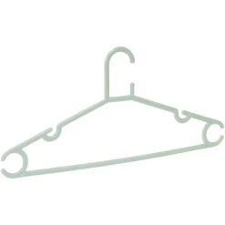 Cintre en plastique vert x5 - L38,5xH17cm