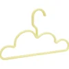 Cintre nuage enfant jaune moutarde x2