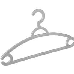 Cintre plastique gris x10