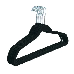 Cintres velours noirs x10