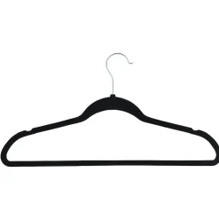 Cintres velours noirs x10