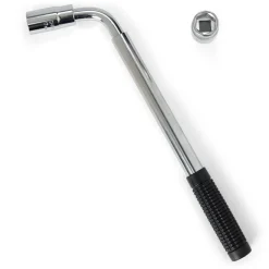 Clé télescopique démonte roue + 4 embouts