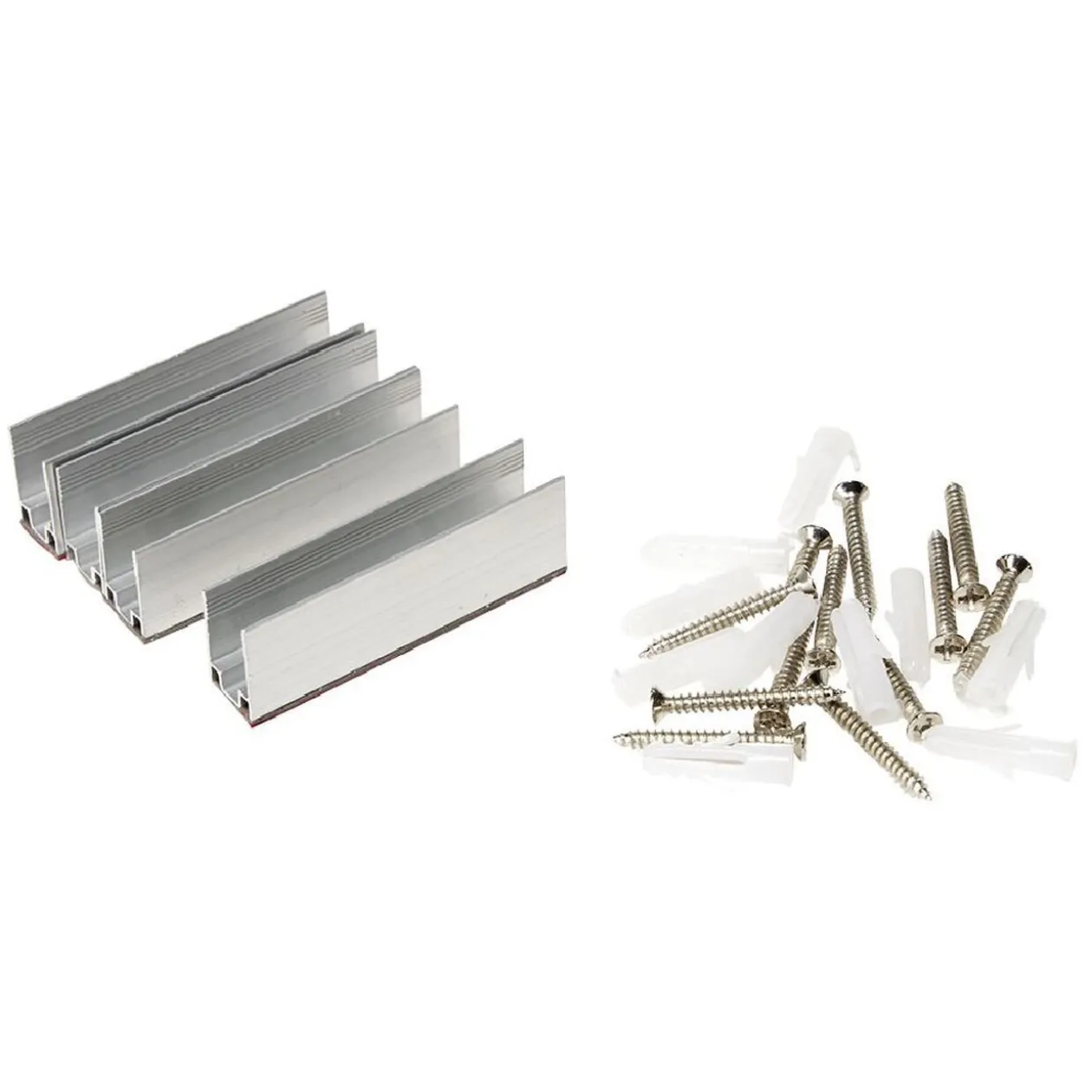 Clip mural accroche néon blanc chaud x6