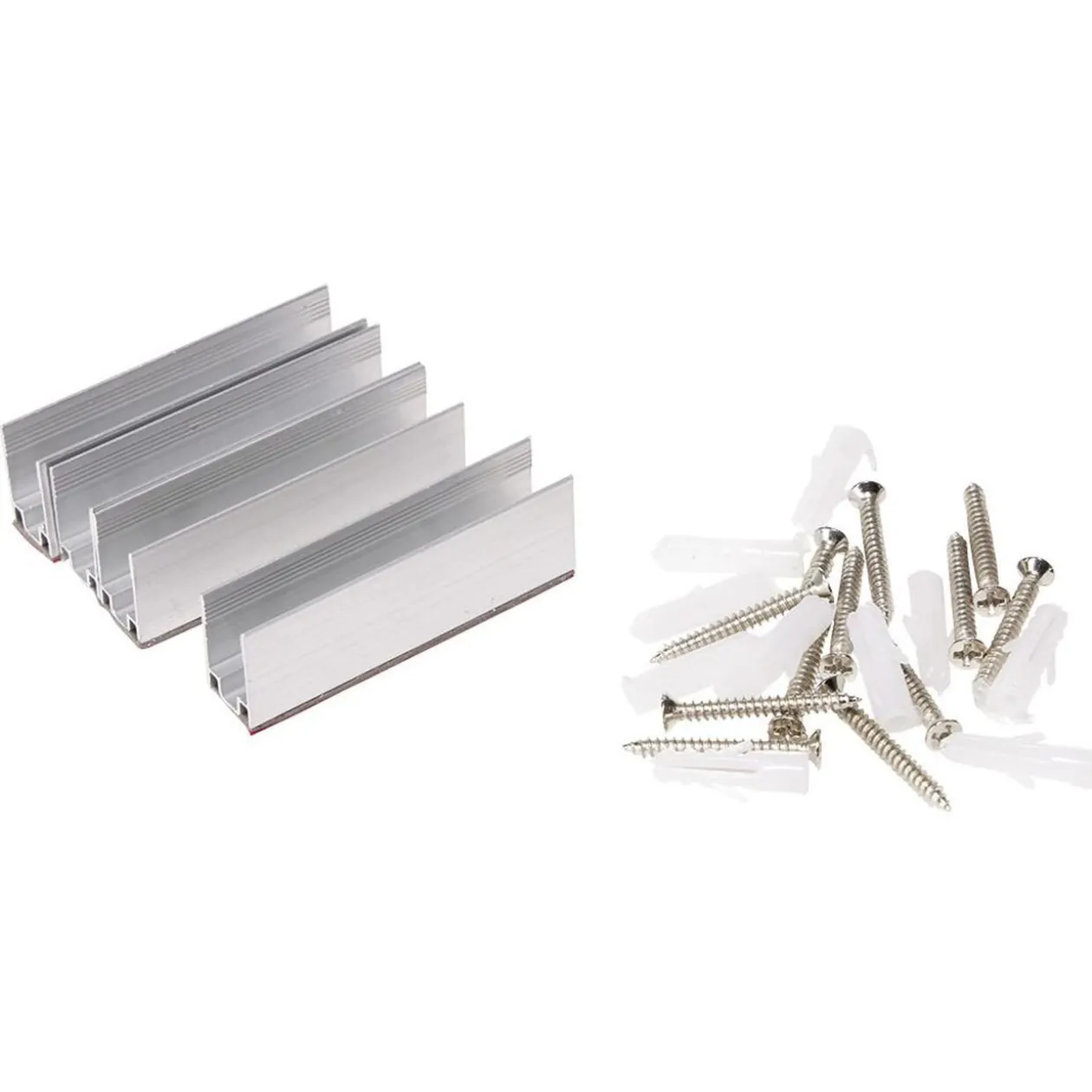 Clip mural accroche néon mulicolore x6