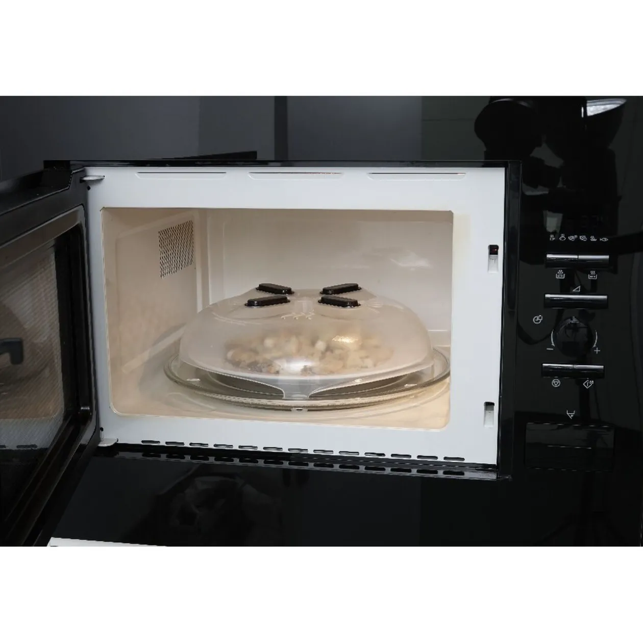 Cloche micro-onde aimanté