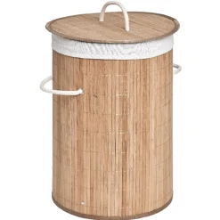 Coffre à linge bambou