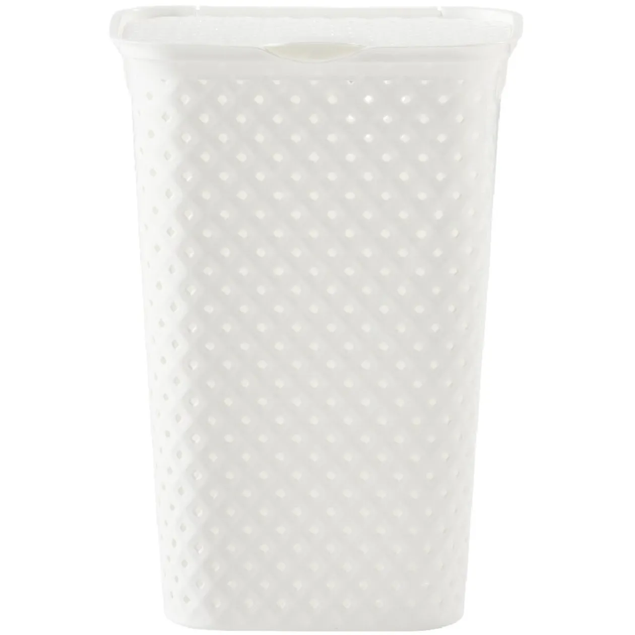 Coffre à linge design diamant