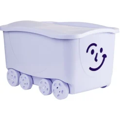 Coffre de rangement enfant vert ou violet 58x39xH32cm