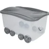 Coffre de rangement gris enfant 47,5 L