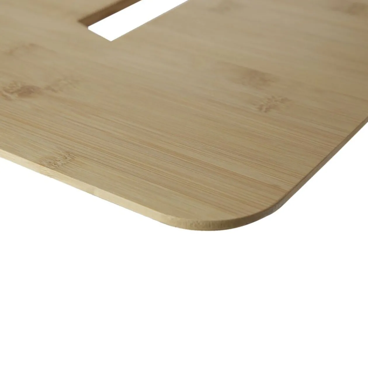 Coffre linge 56L couvercle bambou beige