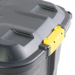 Coffre malle de rangement 145 L noir