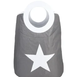 Coffre pliable gris étoile blanche