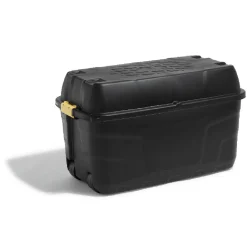 Coffre rangement 175 L noir à roulettes