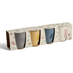 Coffret 4 mug faïence 35cl