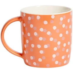 Coffret bol et mug en porcelaine renard orange