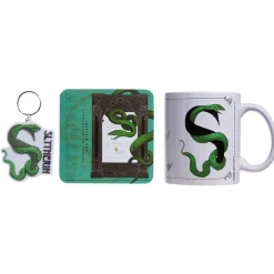 Coffret cadeau Harry Potter Serpentard mug sous-verre porte-clé 3pcs