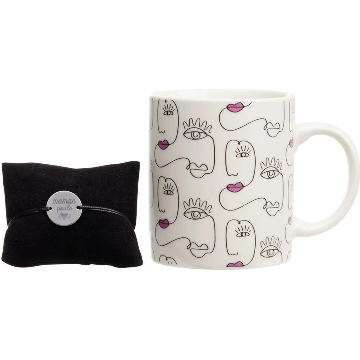 Coffret cadeau Maman Mug + Bracelet