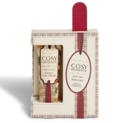 Coffret crème pour les mains cannelle et orange avec lime à ongles