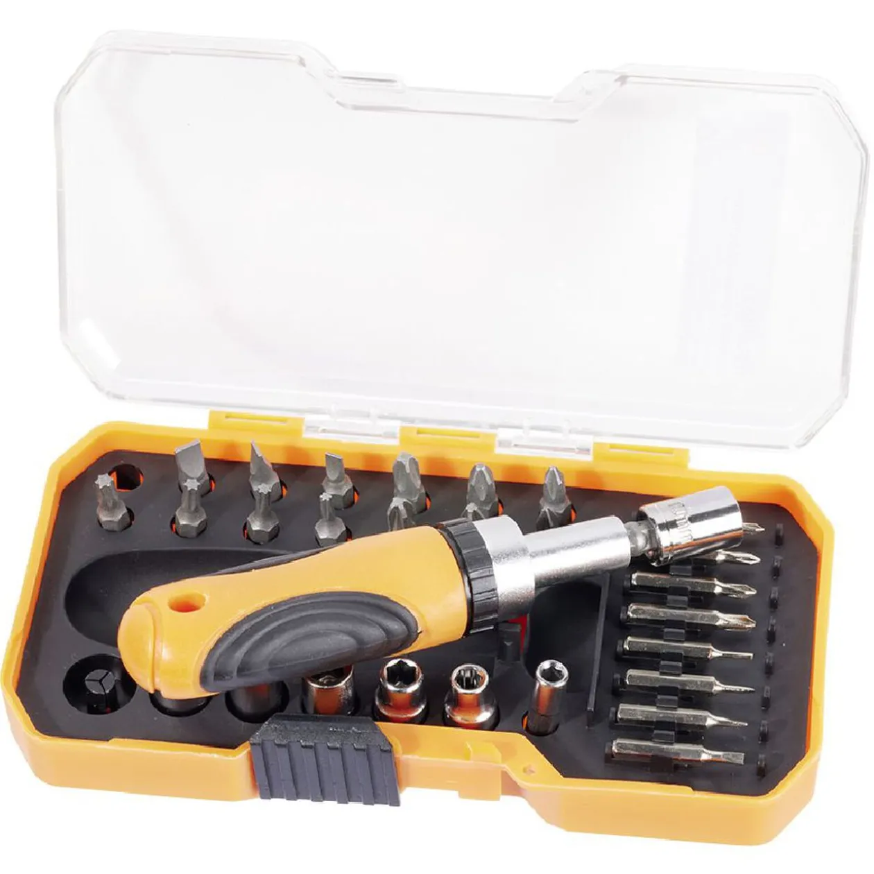 Coffret de tournevis à cliquet et douille 30 pièces