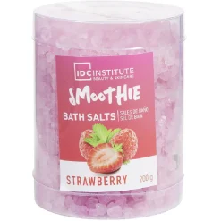 Coffret fleur de douche bombe et sel de bain senteur smoothie fraise