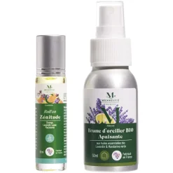 Coffret Mességué roll-on zénitude et brume d'oreiller Bio apaisante