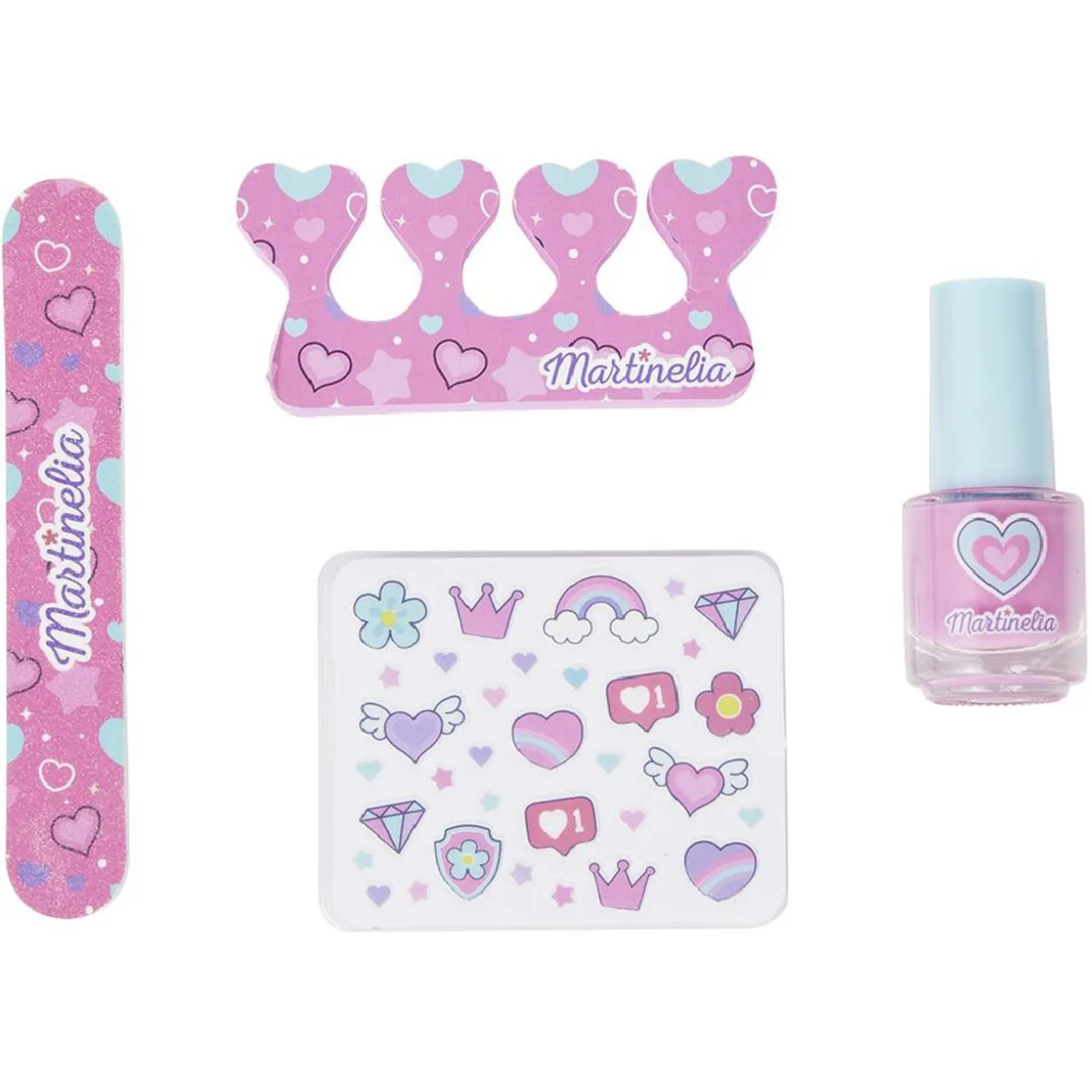 Coffret Nail Art Martinelia set de décoration pour ongles 4 pièces
