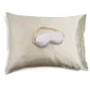 Coffret sommeil masque et taie d'oreiller en satin - 2 modèles