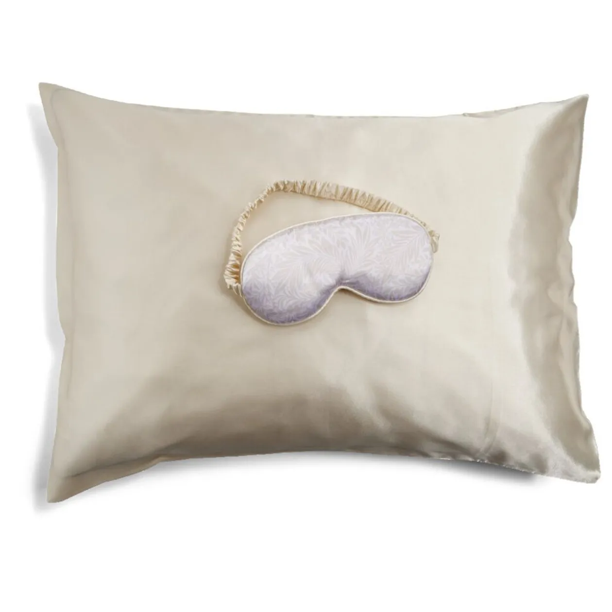 Coffret sommeil masque et taie d'oreiller en satin - 2 modèles