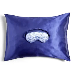 Coffret sommeil masque et taie d'oreiller en satin - 2 modèles