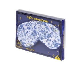 Coffret sommeil masque et taie d'oreiller en satin - 2 modèles