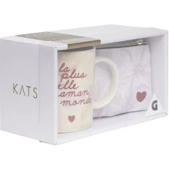 Coffret trousse avec mug porcelaine