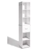 Colonne de salle de bain rotative blanche Nathan