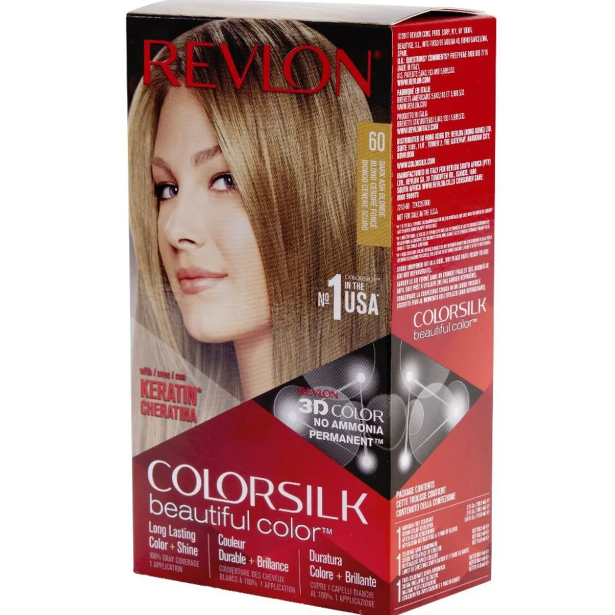 Coloration cheveux Blond cendré 60 Revlon