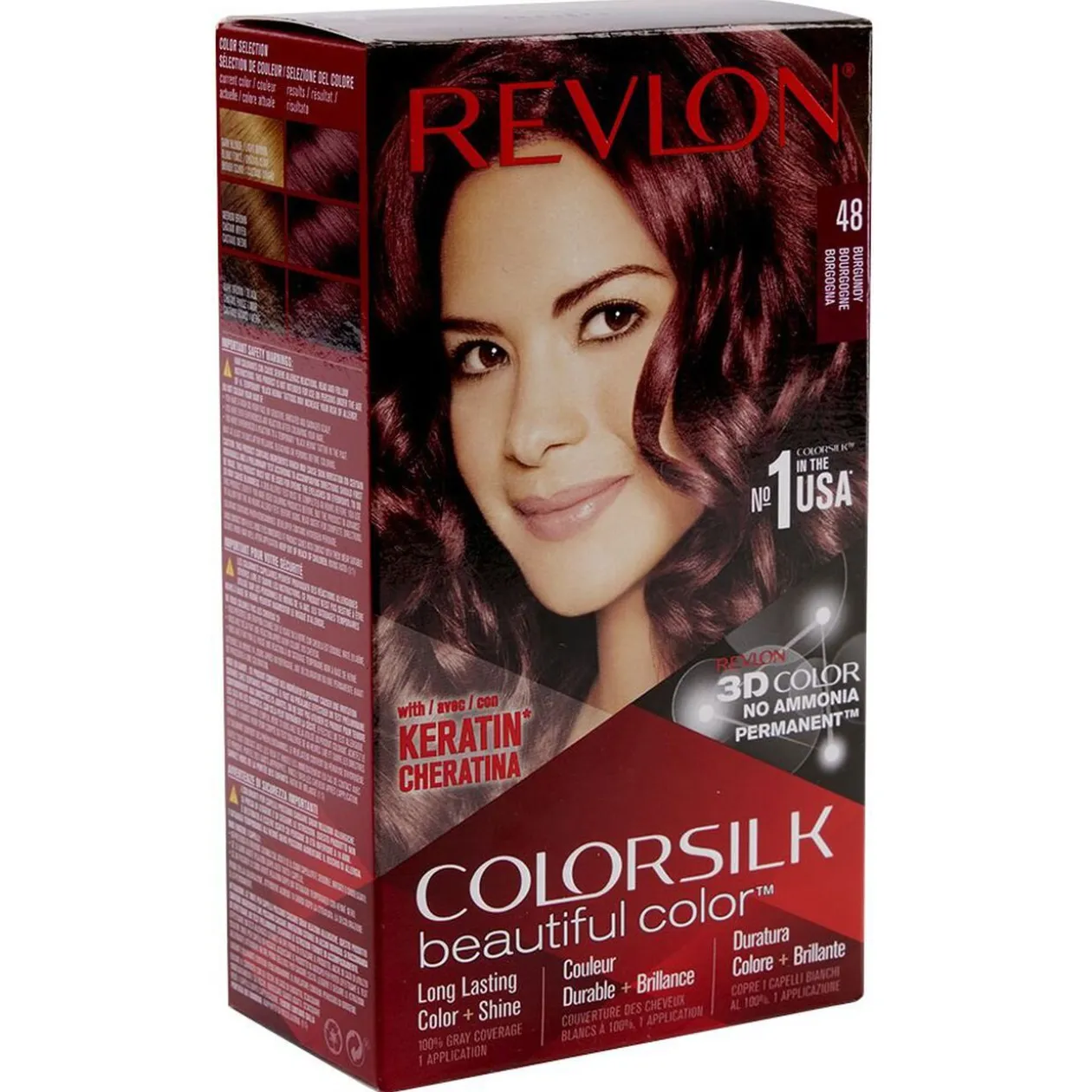 Coloration cheveux Bourgogne Keratine 48 Revlon
