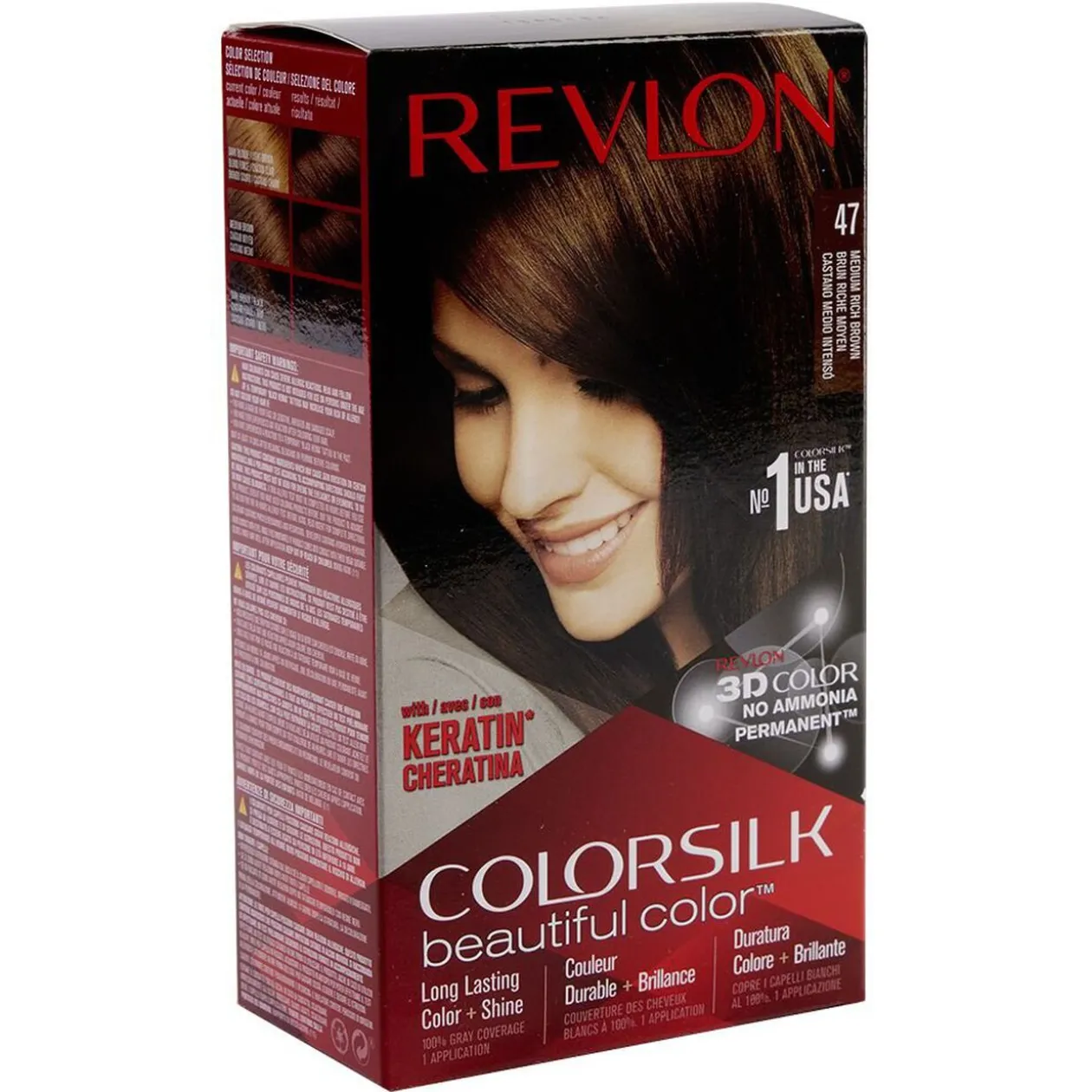 Coloration cheveux Brun riche moyen 47 Revlon
