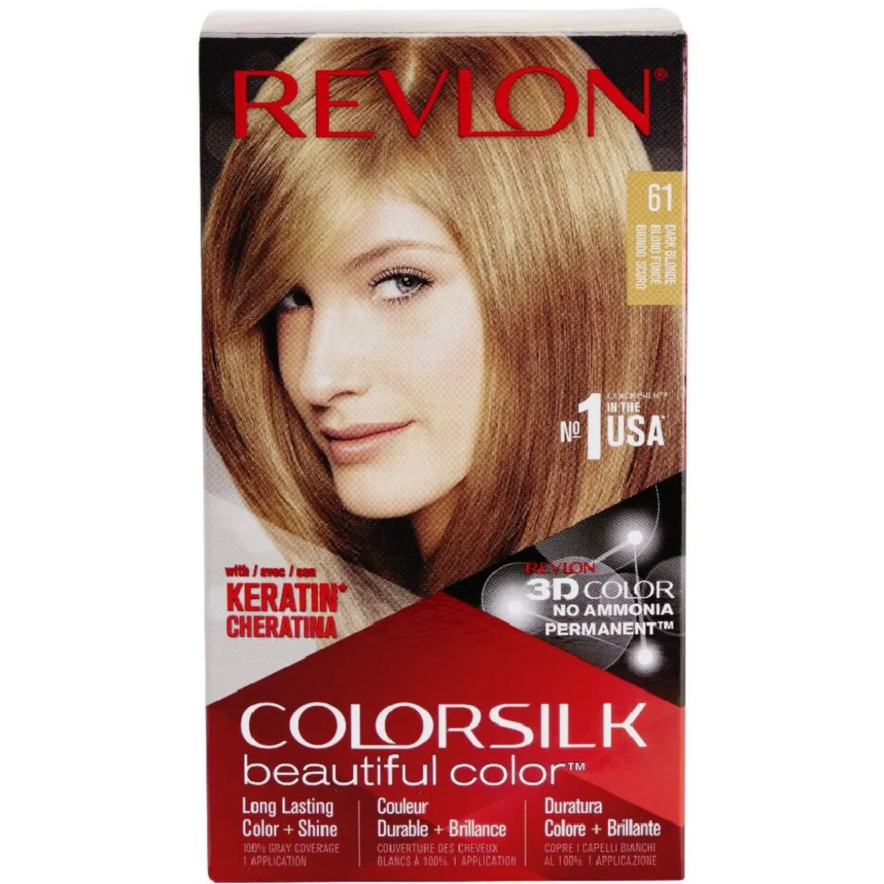 Coloration cheveux Blond foncé 61 Revlon