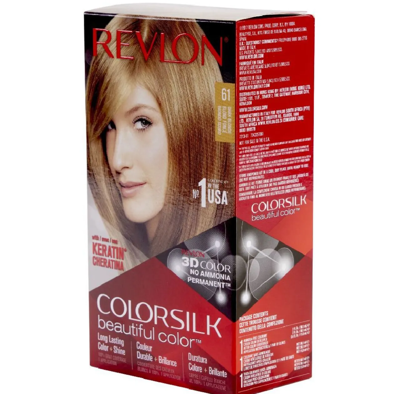 Coloration cheveux Blond foncé 61 Revlon