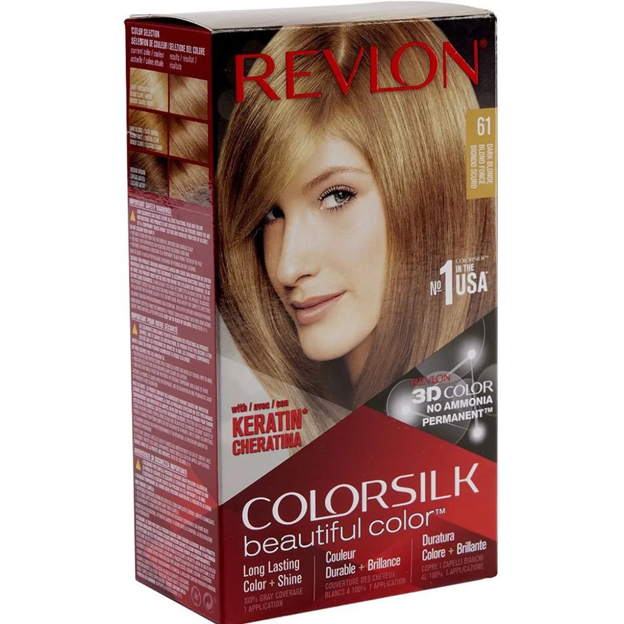 Coloration cheveux Blond foncé 61 Revlon
