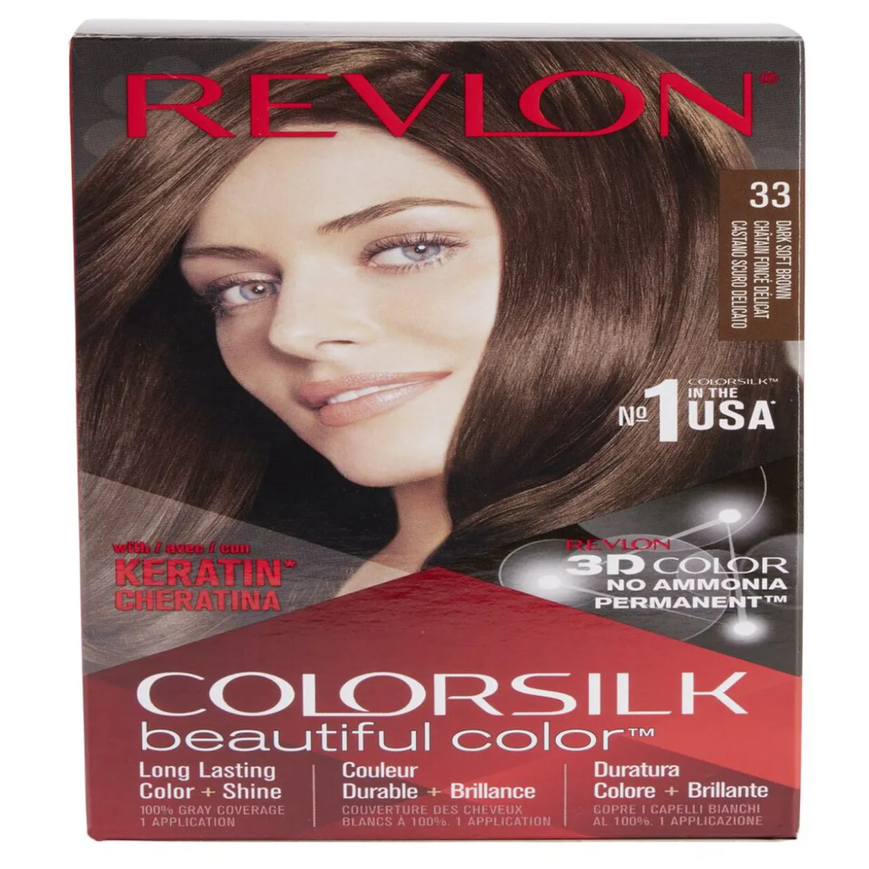Coloration cheveux Chatain foncé 33 Revlon