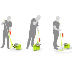 Combiné Wash Easy Paul Masquin vert balai plat