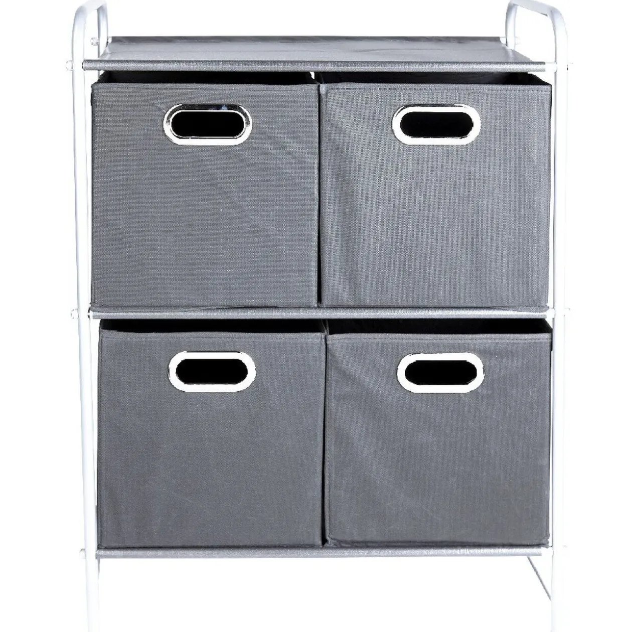 Commode 4 tiroirs noire et grise